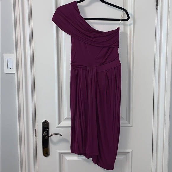 Purple Bar III one shoulder dress - Picture 2 of 5